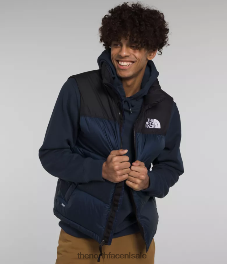 Heren Retro nuptse-vest uit 1996 The North Face P464ZN292 kleding top marine/tnf zwart
