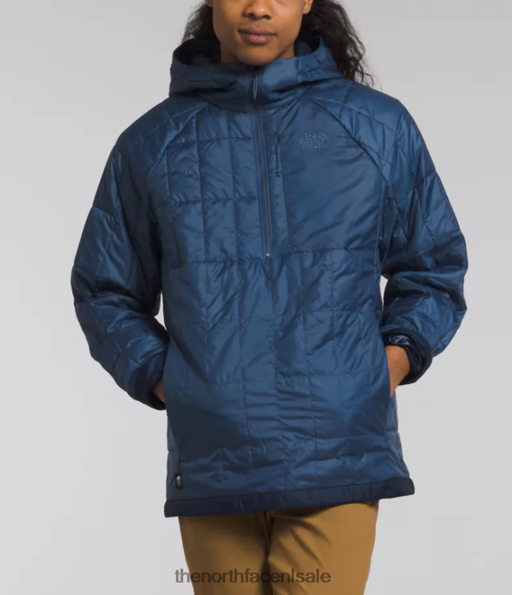 Heren circaloft-rits trui The North Face P464ZN769 kleding schaduwblauw/top marine