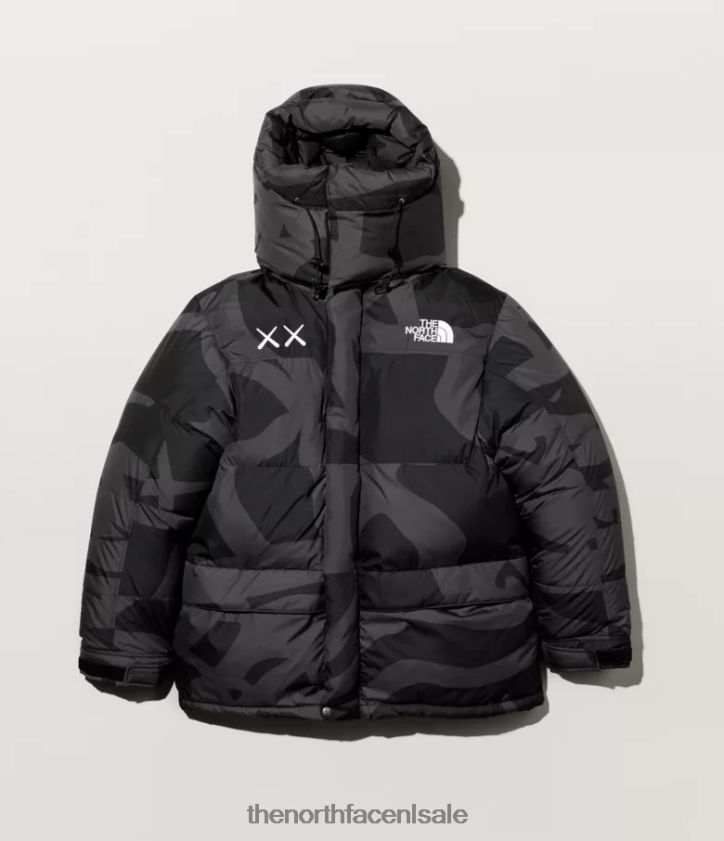 Heren Tnf x Kaws retro Himalaya parka uit 1994 The North Face P464ZN144 kleding kw tnf zwarte hymprint