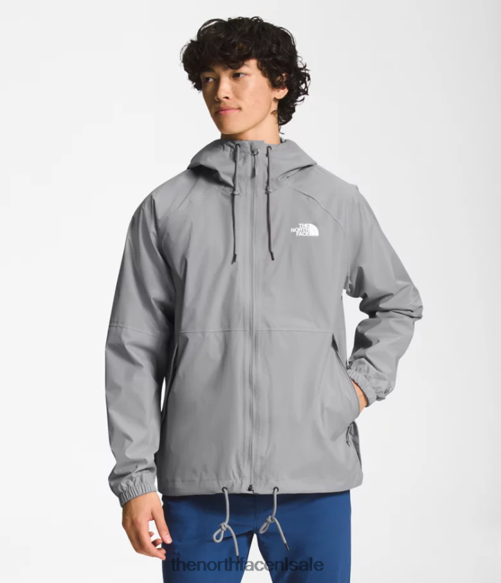 Heren Antora regenhoodie The North Face P464ZN1194 kleding grijs samenvoegen