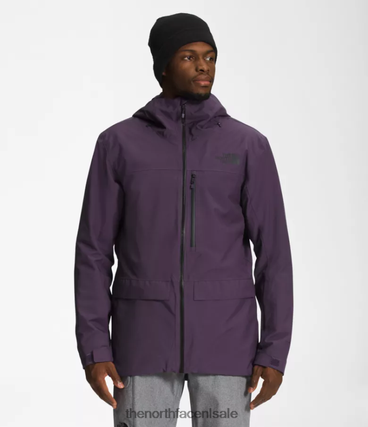 Heren ziekelijn jasje The North Face P464ZN115 kleding donker auberginepaars