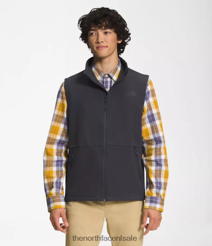 Heren Camden softshell-vest The North Face P464ZN644 kleding asfaltgrijs donker heide