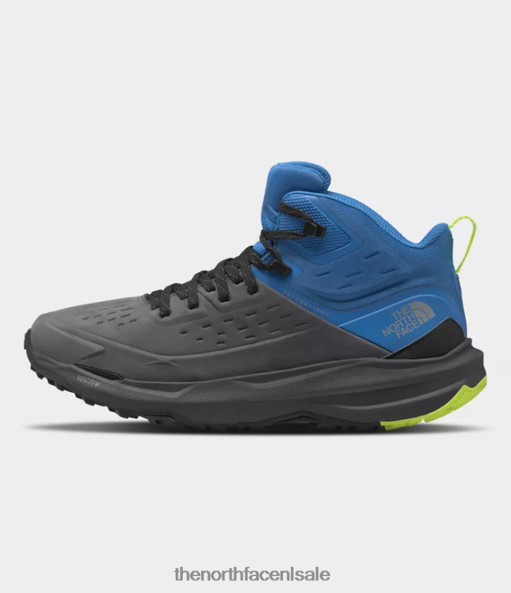 Heren vectiv exploris 2 mid futurelight leren laarzen The North Face P464ZN611 schoenen vanadisgrijs/super sonic blauw