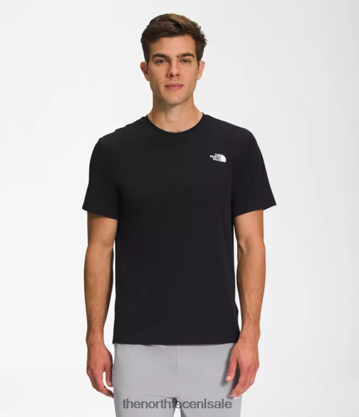 Heren wandel met korte mouwen The North Face P464ZN1255 kleding tn zwart