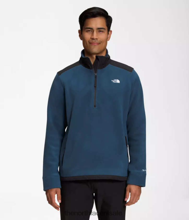 Heren alpine polartec 200 -ritssluiting The North Face P464ZN356 kleding schaduwblauw/tnf zwart