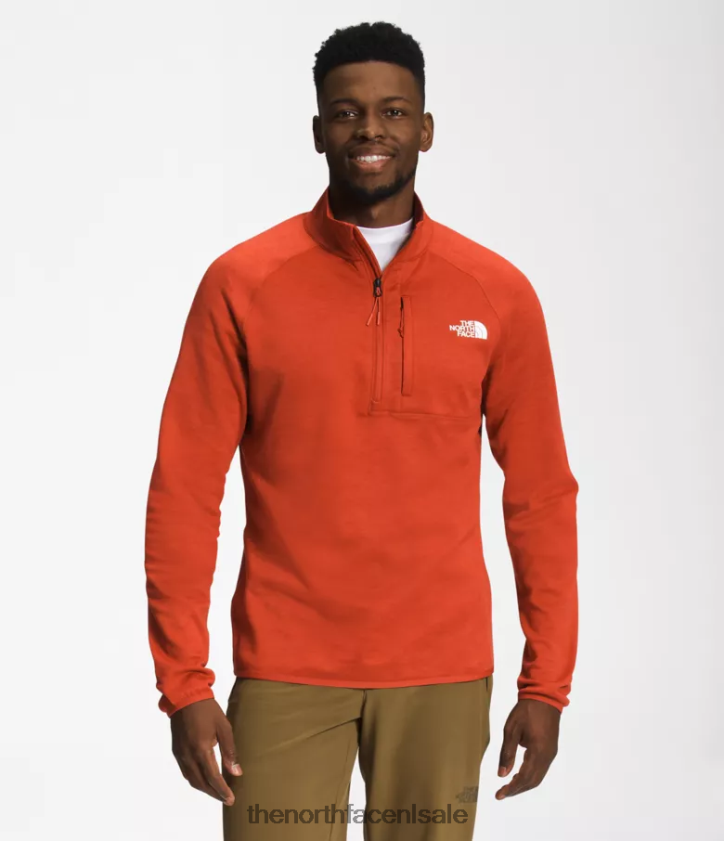 Heren canyonlands-zip The North Face P464ZN410 kleding verroeste bronzen heide