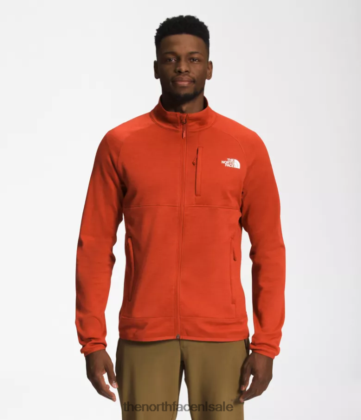 Heren Canyonlands met volledige ritssluiting The North Face P464ZN953 kleding verroeste bronzen heide