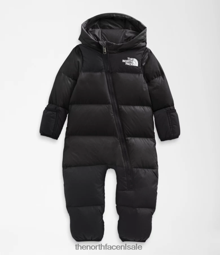 Baby Retro nuptse uit 1996 uit één stuk The North Face P464ZN91 kleding tn zwart