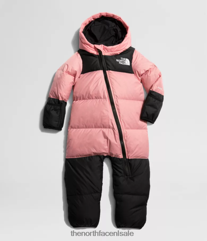 Baby Retro nuptse uit 1996 uit één stuk The North Face P464ZN92 kleding schaduwrijke roos