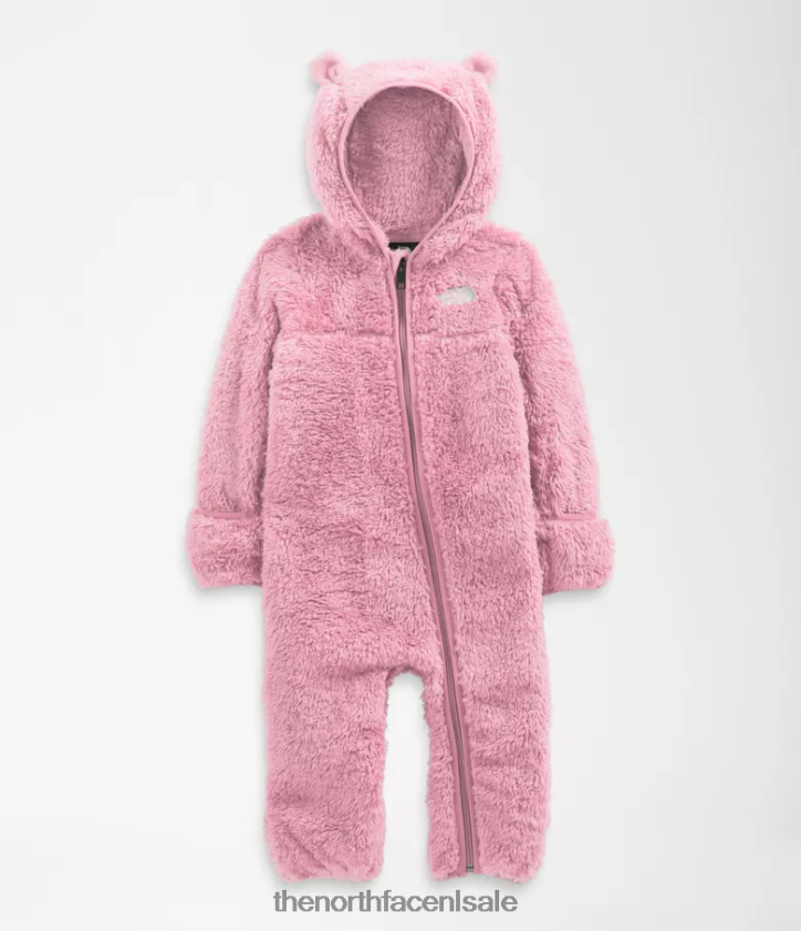 Baby beer uit één stuk The North Face P464ZN400 kleding cameo roze