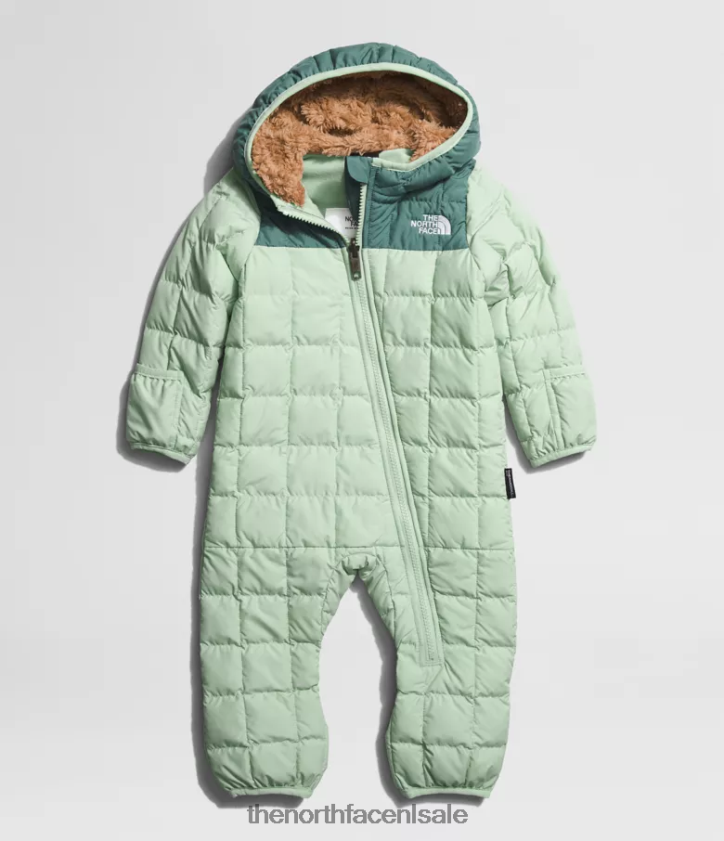 Baby thermobal uit één stuk The North Face P464ZN694 kleding mistige salie