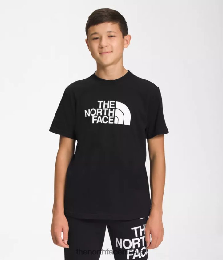 kinderen Grafisch T-shirt met korte mouwen The North Face P464ZN1055 kleding tnf zwart/tnf wit