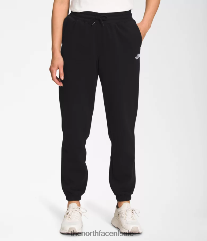 vrouwen fleece joggingbroek met halve koepel The North Face P464ZN974 kleding tnf zwart/tnf wit