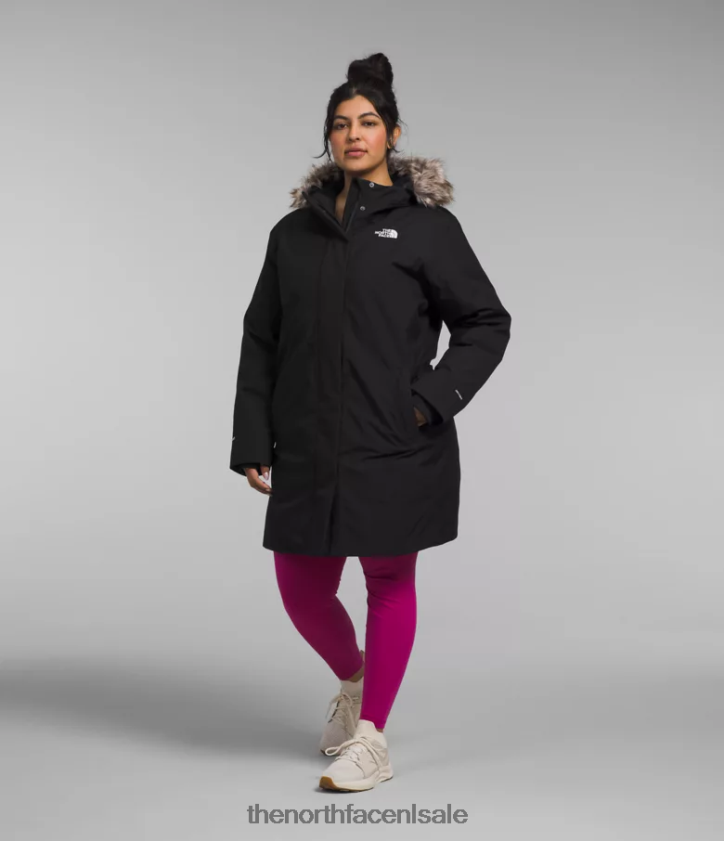 vrouwen plus arctische parka The North Face P464ZN965 kleding tn zwart