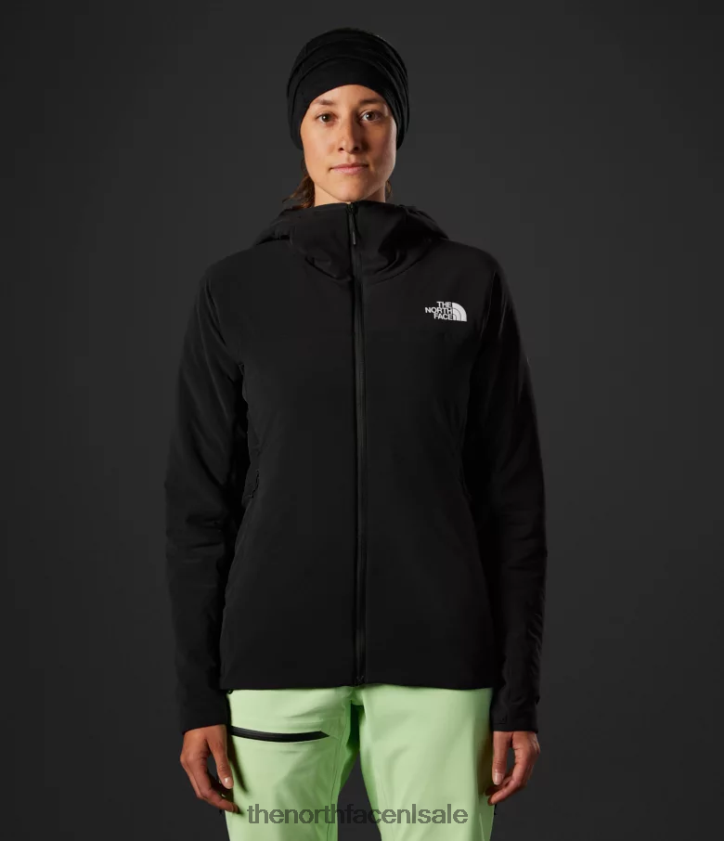 vrouwen Summit-serie casaval hybride hoodie The North Face P464ZN321 kleding tn zwart