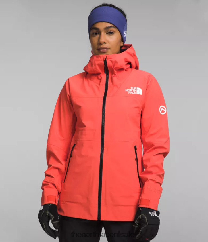 vrouwen Summit-serie chamlang futurelight-jack The North Face P464ZN1173 kleding stralend oranje