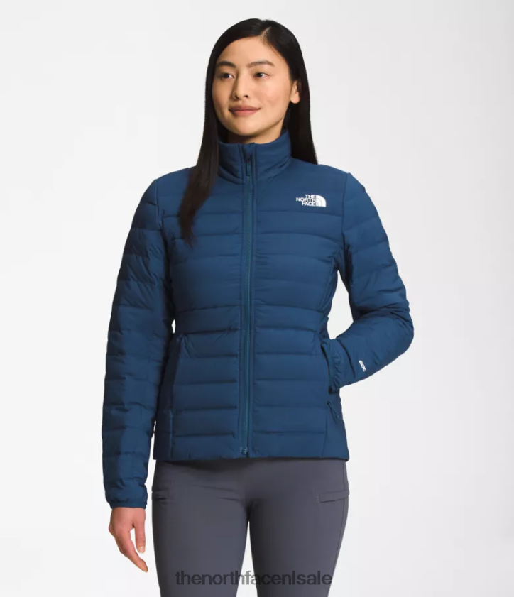 vrouwen Belleview stretch donsjack The North Face P464ZN1084 kleding schaduwrijk blauw