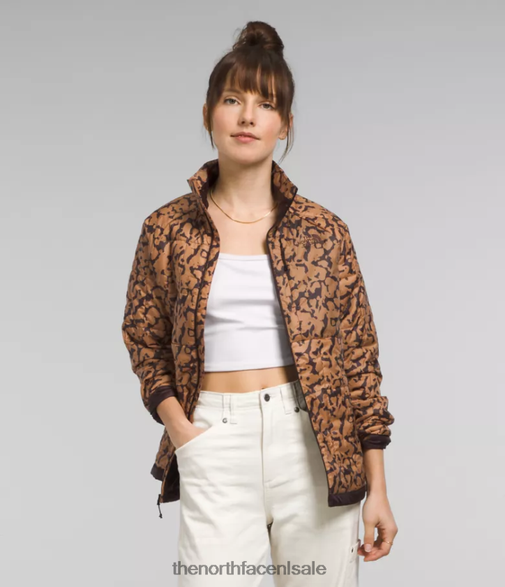 vrouwen circaloft-jas The North Face P464ZN938 kleding grafische kleurstofprint met amandelboter