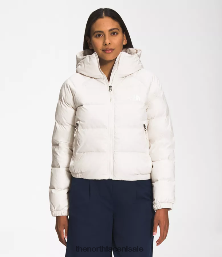 vrouwen hydrenaliet donshoodie The North Face P464ZN890 kleding gardenia wit