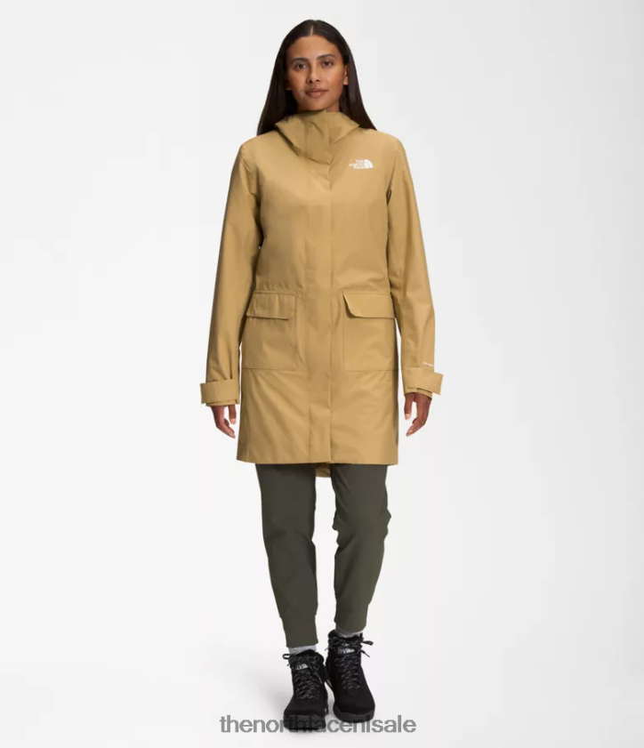 vrouwen City Breeze regenparka II The North Face P464ZN154 kleding antilope bruin