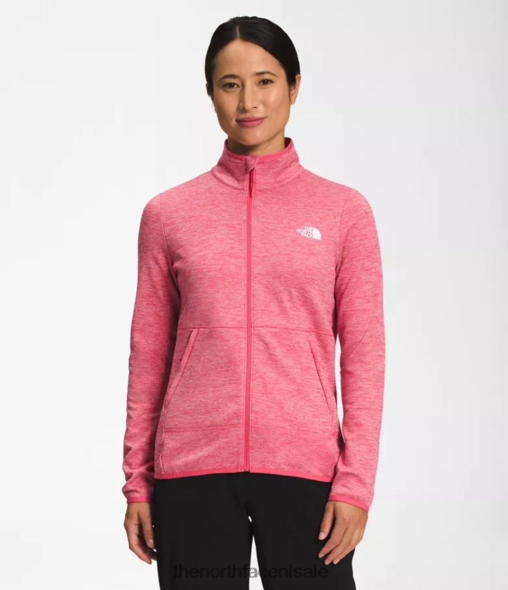 vrouwen Canyonlands met volledige ritssluiting The North Face P464ZN380 kleding kosmo roze witte heide