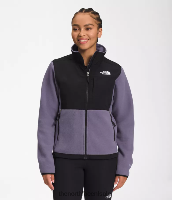 vrouwen denali jas The North Face P464ZN151 kleding maan leisteen