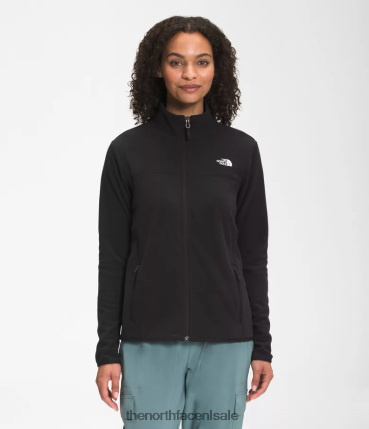 vrouwen tka gletsjerjack met volledige ritssluiting The North Face P464ZN618 kleding tn zwart