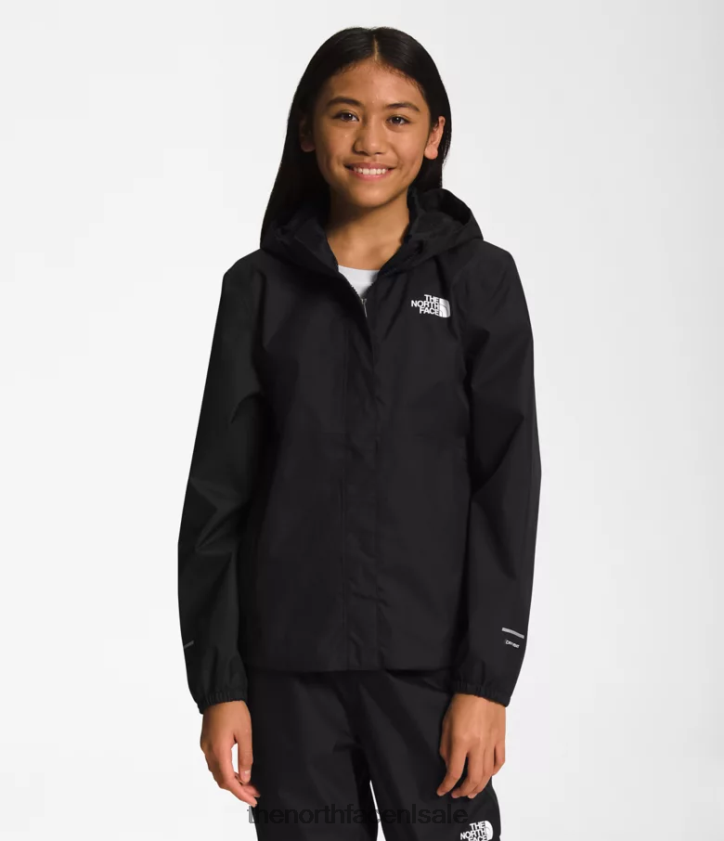 kinderen Antora regenjas The North Face P464ZN751 kleding tn zwart