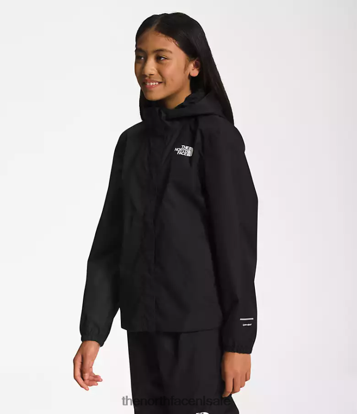 kinderen Antora regenjas The North Face P464ZN751 kleding tn zwart