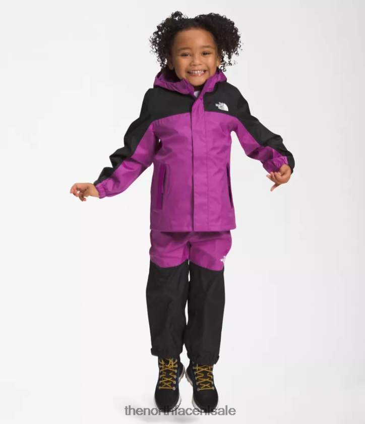 kinderen Antora regenjas The North Face P464ZN88 kleding paarse cactusbloem