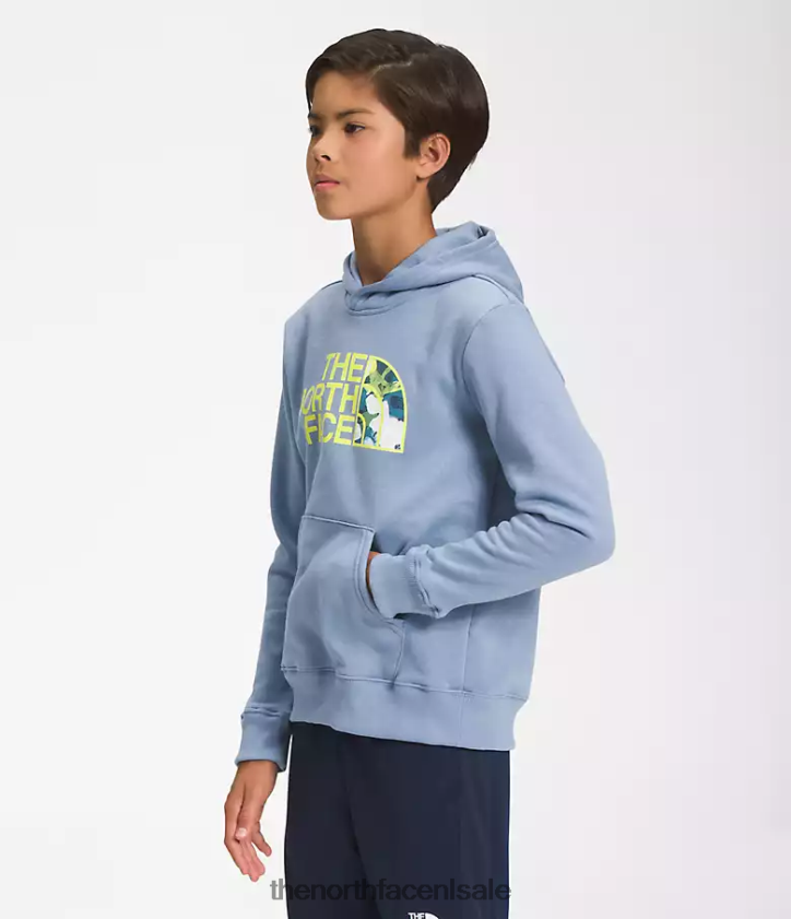 kinderen Camp fleece trui met capuchon The North Face P464ZN1104 kleding volksblauw
