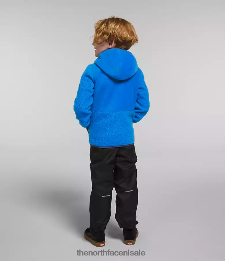 kinderen Forrest fleece hoodie met volledige ritssluiting The North Face P464ZN465 kleding optisch blauw