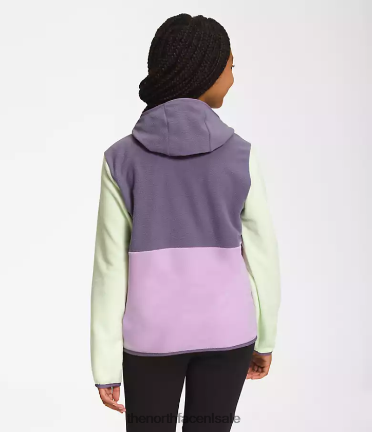 kinderen Gletsjerjack met capuchon en volledige ritssluiting The North Face P464ZN523 kleding wolvin