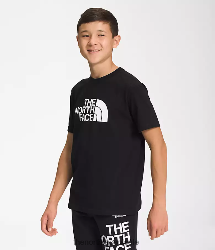 kinderen Grafisch T-shirt met korte mouwen The North Face P464ZN1055 kleding tnf zwart/tnf wit