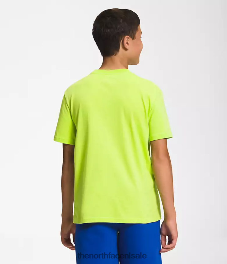 kinderen Grafisch T-shirt met korte mouwen The North Face P464ZN1060 kleding led geel/tnf zwart/top marine