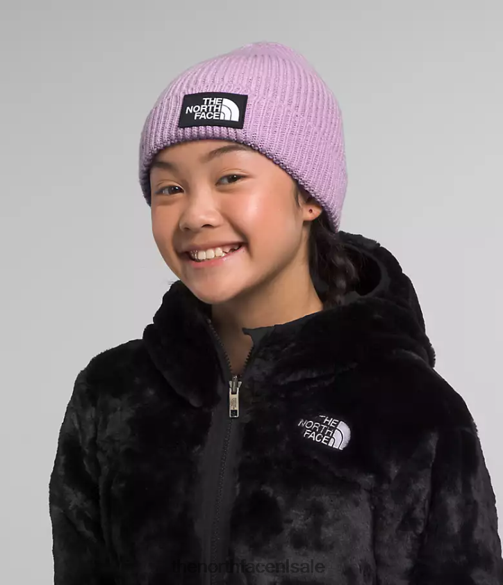 kinderen Muts met tnf box-logo en manchetten The North Face P464ZN76 accessoire wolvin