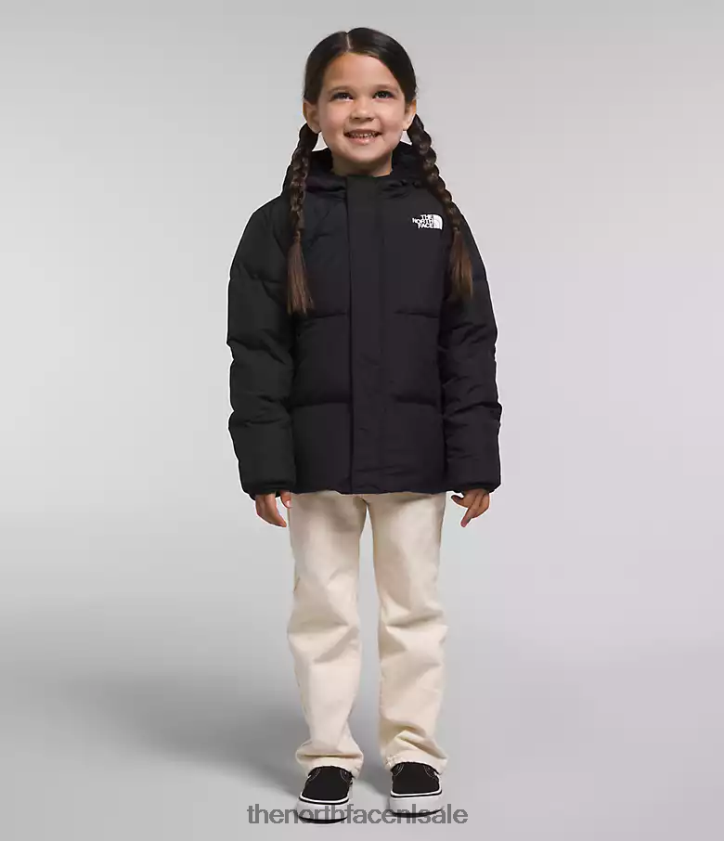 kinderen North-down jas met capuchon The North Face P464ZN863 kleding tn zwart
