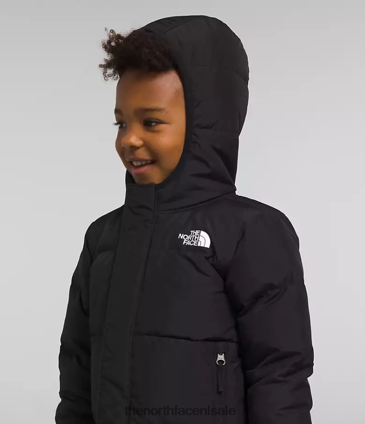 kinderen North-down jas met capuchon The North Face P464ZN863 kleding tn zwart