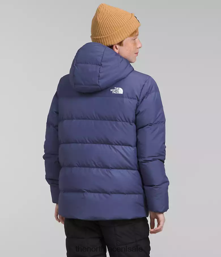 kinderen North-down parka met fleecevoering The North Face P464ZN688 kleding grot blauw