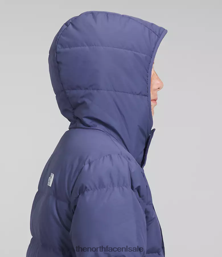 kinderen North-down parka met fleecevoering The North Face P464ZN688 kleding grot blauw