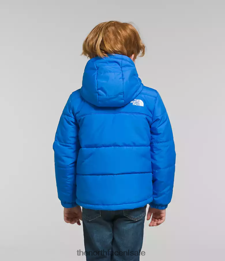 kinderen Omkeerbaar MT Chimbo jack met capuchon en volledige ritssluiting The North Face P464ZN635 kleding optisch blauw