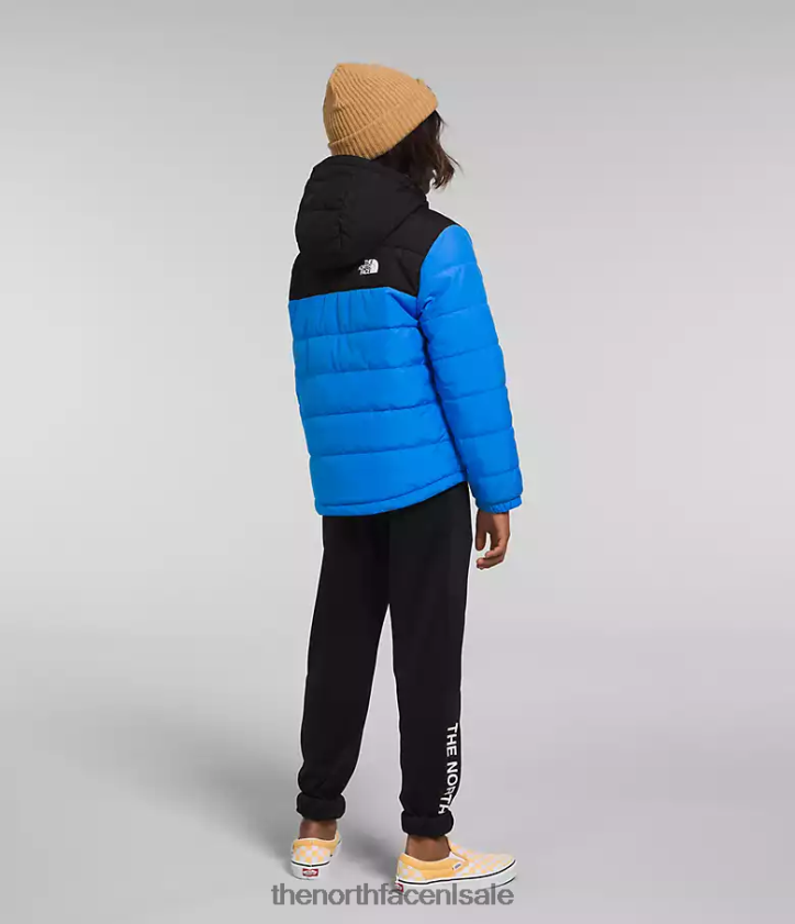 kinderen Omkeerbaar MT Chimbo jack met capuchon en volledige ritssluiting The North Face P464ZN79 kleding optisch blauw