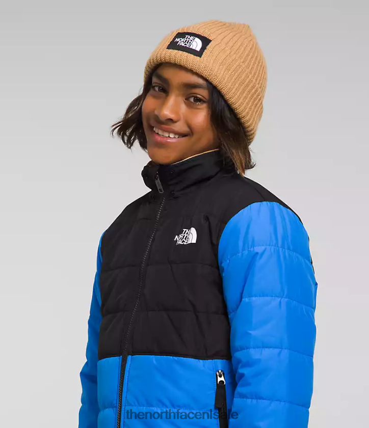 kinderen Omkeerbaar MT Chimbo jack met capuchon en volledige ritssluiting The North Face P464ZN79 kleding optisch blauw