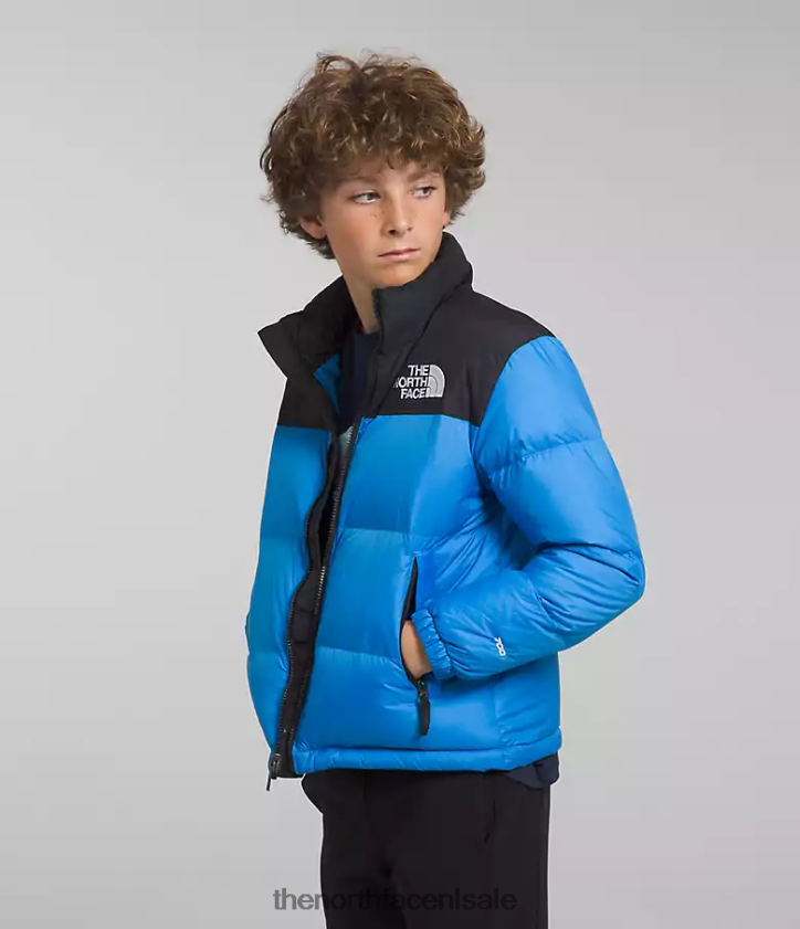 kinderen Retro nuptse jasje uit 1996 The North Face P464ZN907 kleding super sonisch blauw