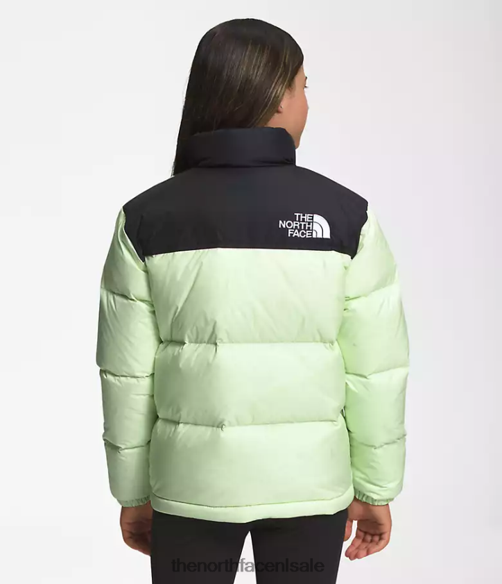 kinderen Retro nuptse jasje uit 1996 The North Face P464ZN908 kleding limoen crème