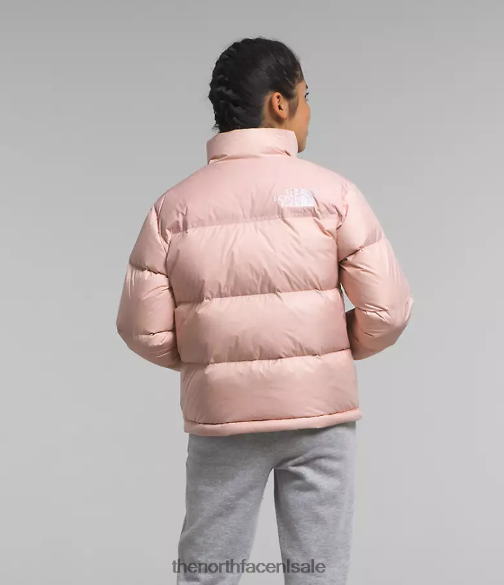 kinderen Retro nuptse jasje uit 1996 The North Face P464ZN912 kleding roze mos