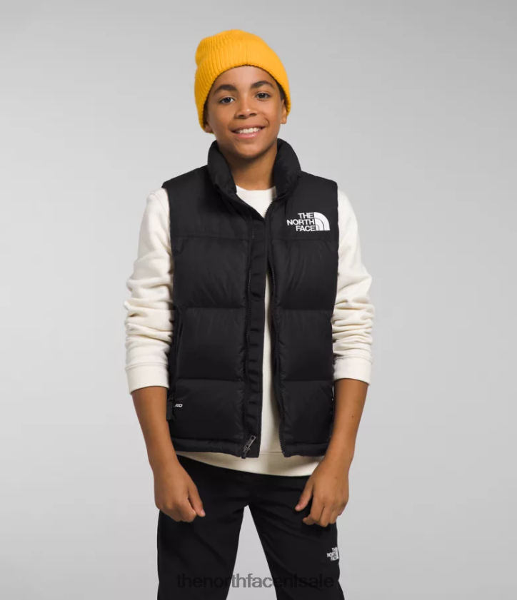 kinderen Retro nuptse-vest uit 1996 The North Face P464ZN187 kleding tn zwart