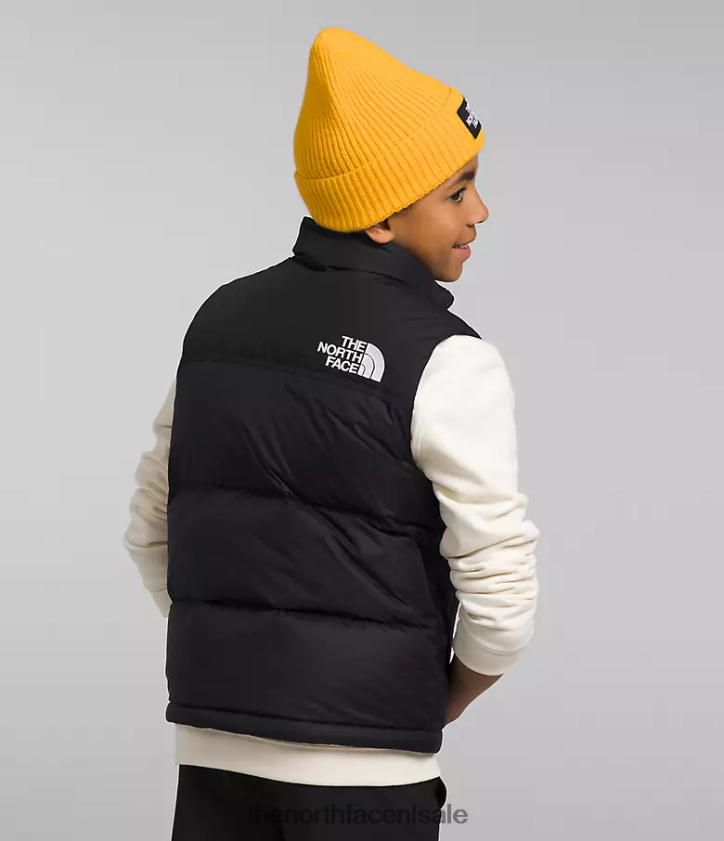 kinderen Retro nuptse-vest uit 1996 The North Face P464ZN187 kleding tn zwart