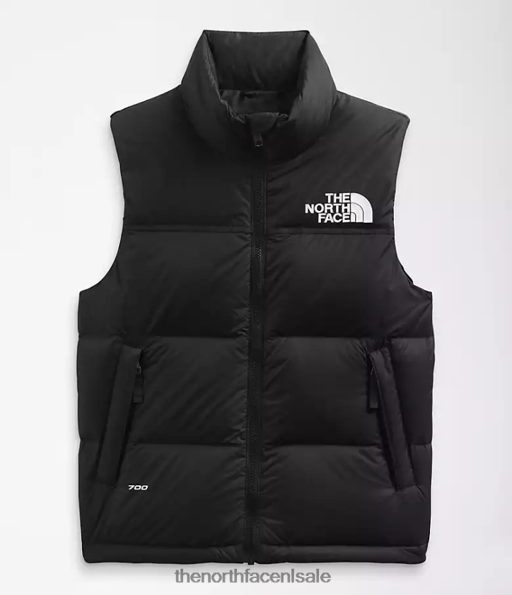 kinderen Retro nuptse-vest uit 1996 The North Face P464ZN187 kleding tn zwart
