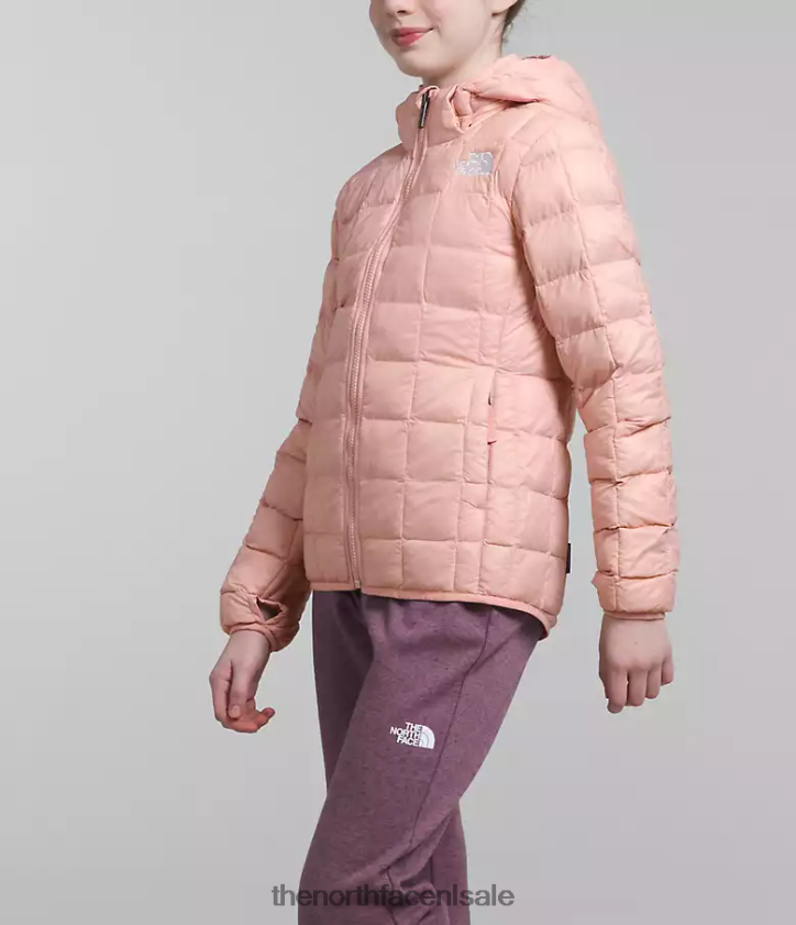 kinderen Thermoball-jack met capuchon The North Face P464ZN180 kleding roze mos